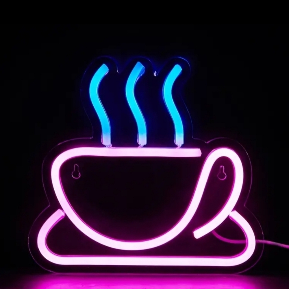 Coffee Cup Neon Light